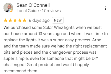 Sean O'Connell - Google Review